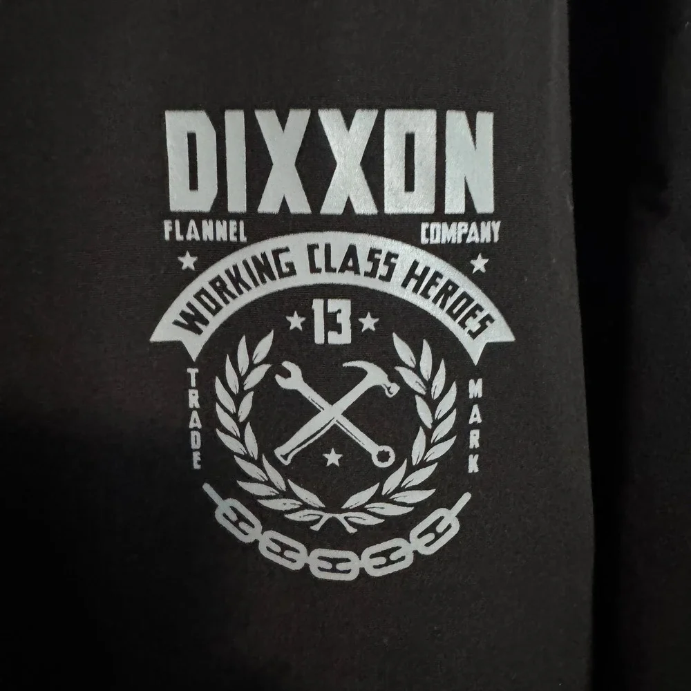 Dixxon Flannel Co Jacket Mens Large Black Weld Coaches Windbreaker Snap Button
